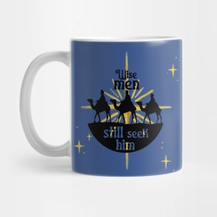 Jesus Christ is born Christmas - Three wise men Mug